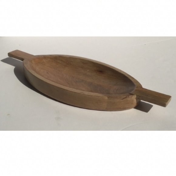 Pier 1 Wood Tray Bowl Catchall - Picture 10 of 10